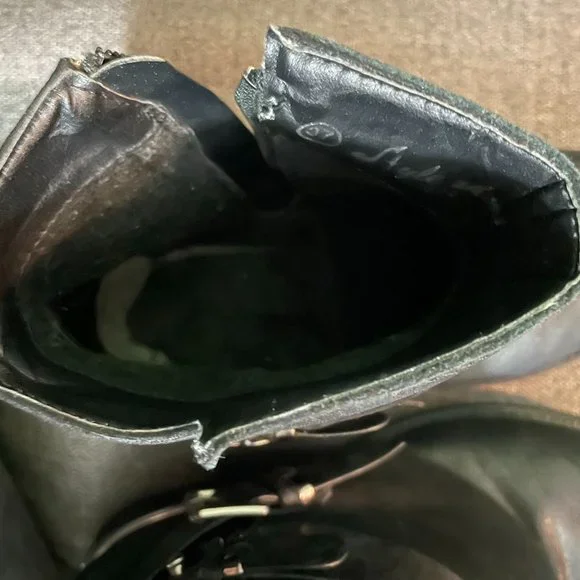 Multi-textured black booties - Picture 11 of 16